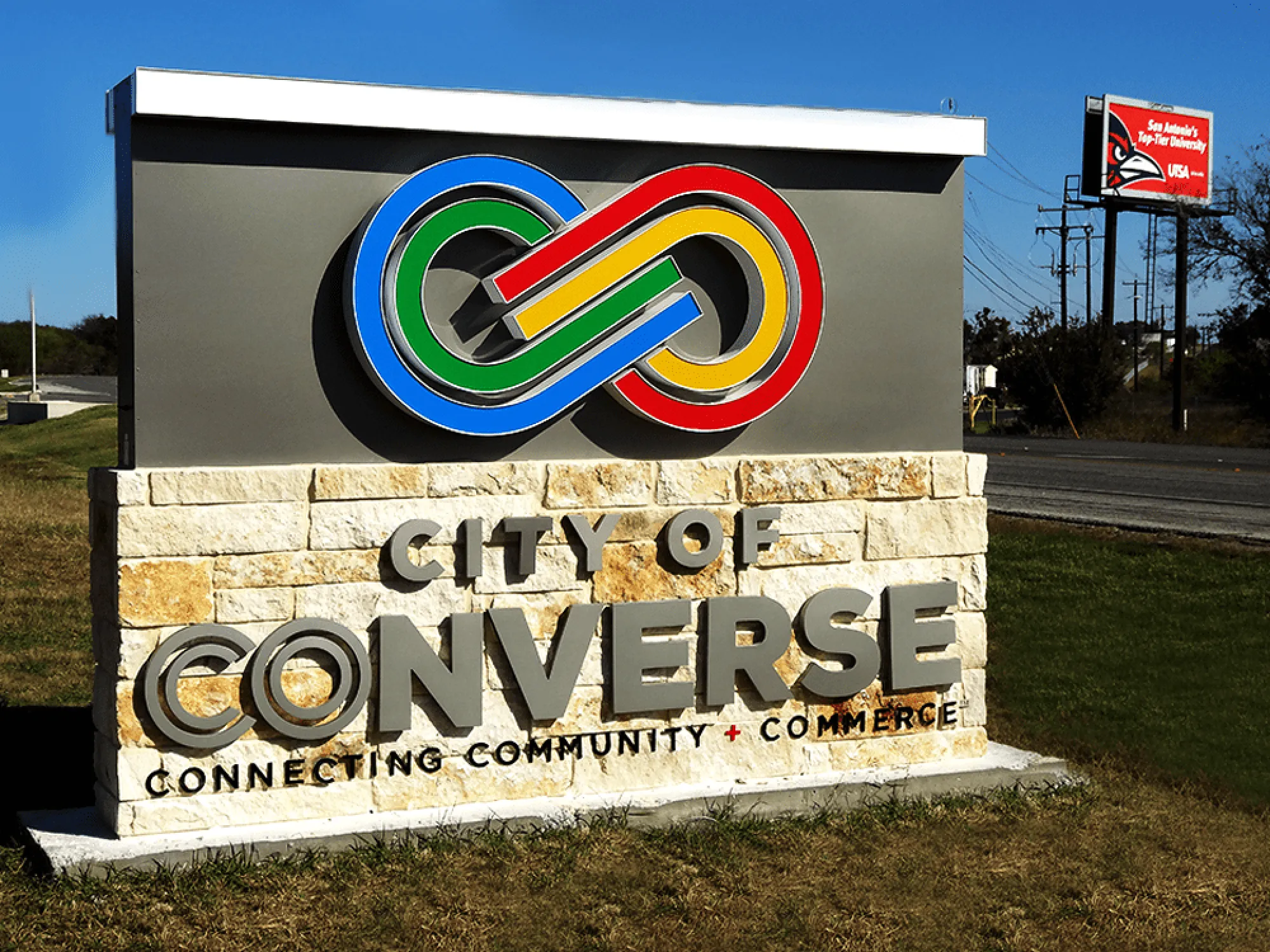 City of Converse, Tx sign